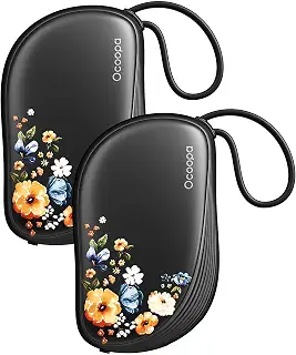 OCOOPA ハンドウォーマー 充電式 2個パック ウルトラスリム電動ハンドウォーマー ポータブルポケットヒーター 櫛風 手袋にフィット UL認証 冬の必需品 UT5 Sway