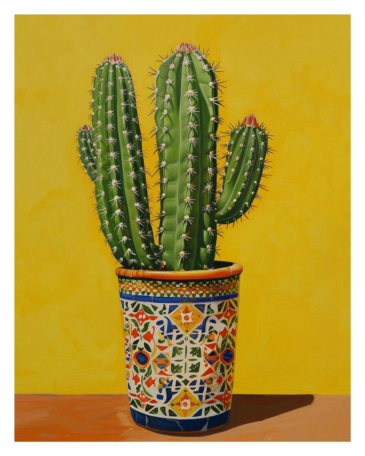 Affiches Botaniques De Cactus pour une Décoration Murale Salon Ambiance Rétro