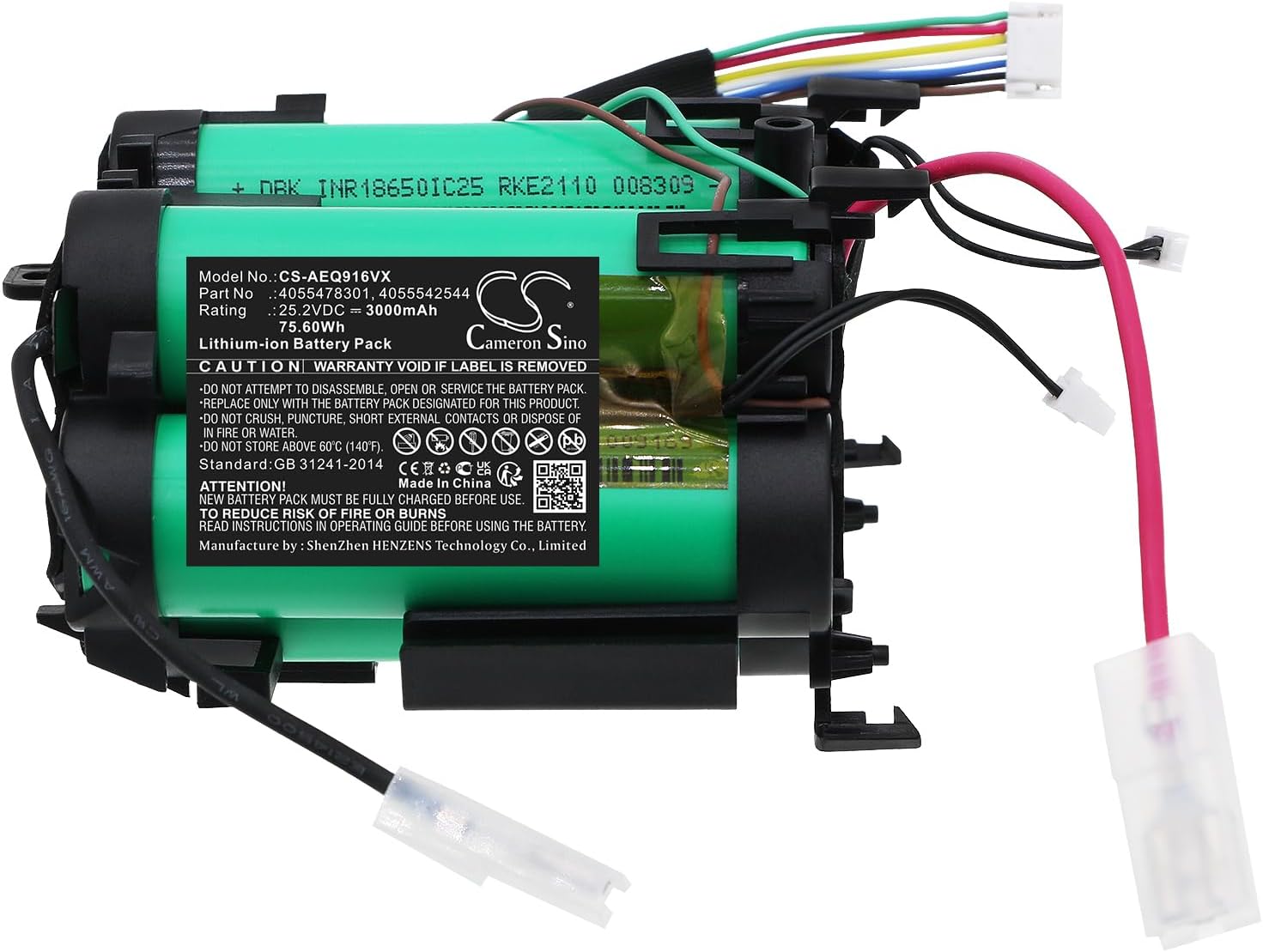 Cameron Sino New 3000mAh Replacement Battery for AEG QX 9 1 50 IB, QX 9 1 ALRG, QX 9 1 ALRS, QX 9 1 Anim, QX 9 1 ANIS, QX 9 1 P5IB, QX 9 1 ULT, QX 9 1 ULTS, QX 9 1 UO, QX91 Anim, QX9-1-40