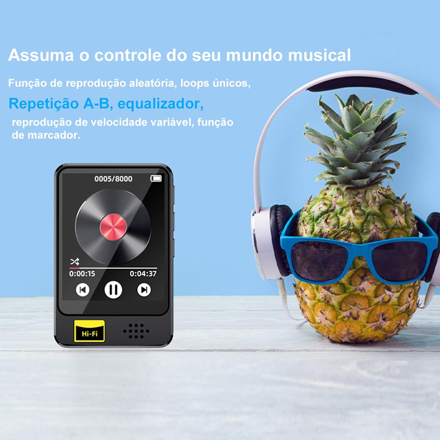 Genérico GN-407 MP3/MP4 Player music control features
