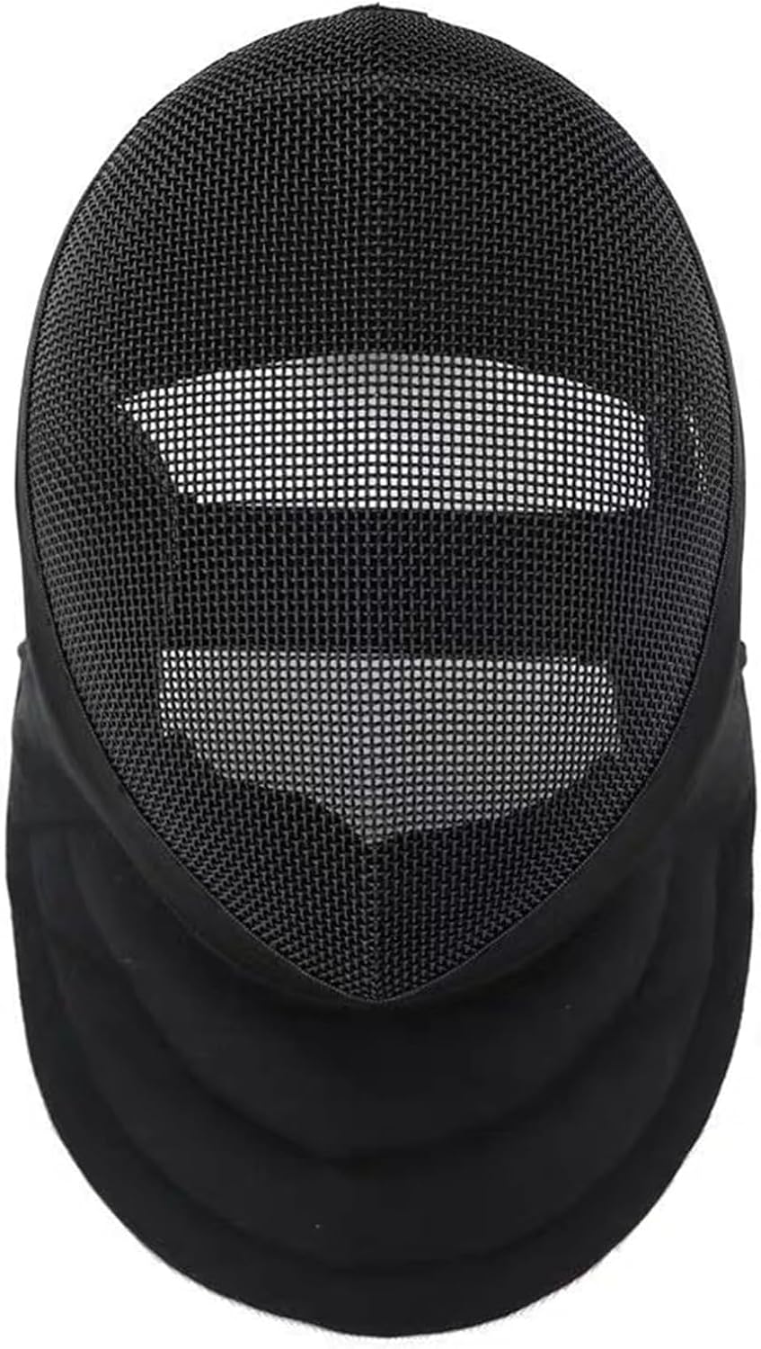 Black Fencing Mask with Detachable Inner Lining, Ear Protection,Resist The Blow of A Steel SwordFencing-Protective Gear