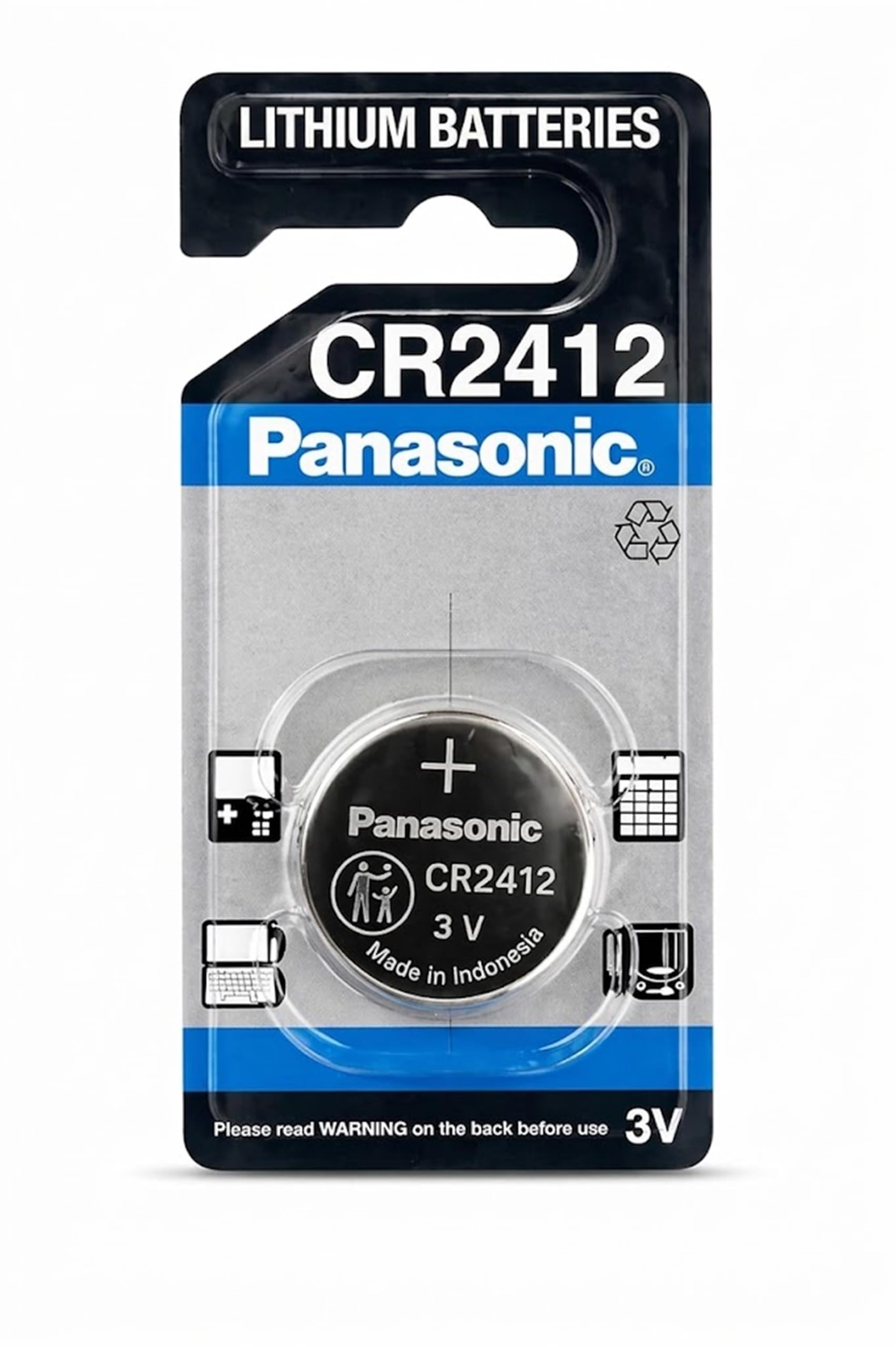 Compatible with CR2412 3V Lithium Coin Cell Battery for Watches Remotes and Key Fobs (Pack of 1)-image-22