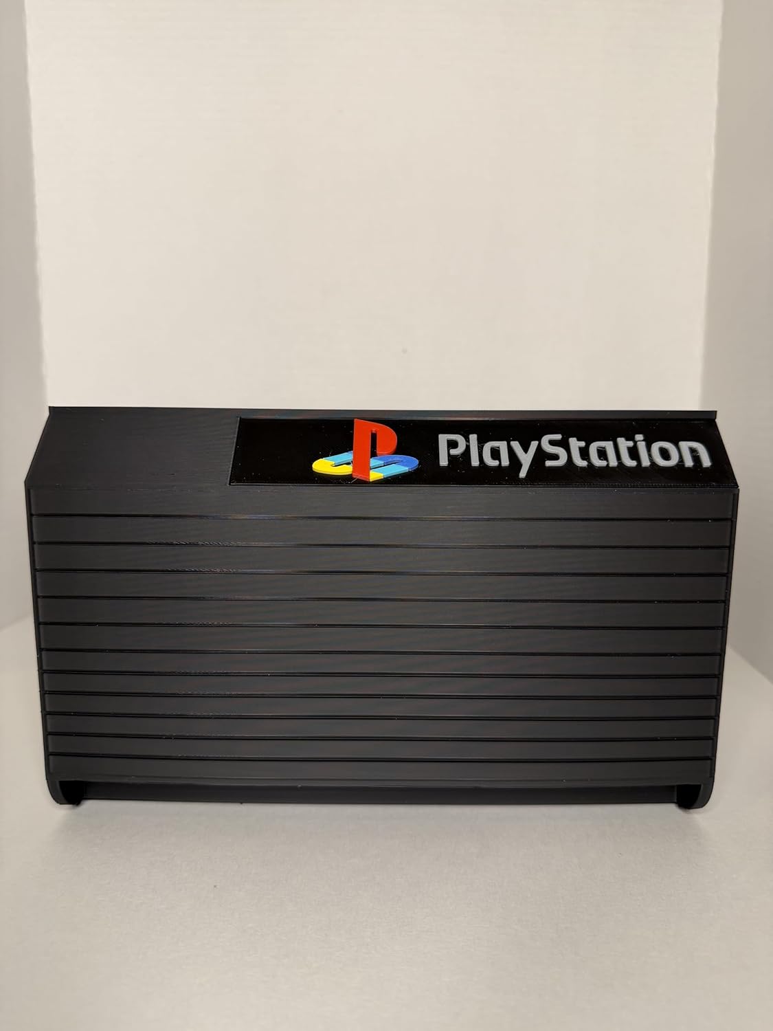 Game drawer Holder. For PlayStation 1 Holds 28 games. Game Storage Display Shelf Memory Card Holder 3DPrint