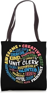 Unit Clerk Tshirt Funny Job Appreciation Tote Bag