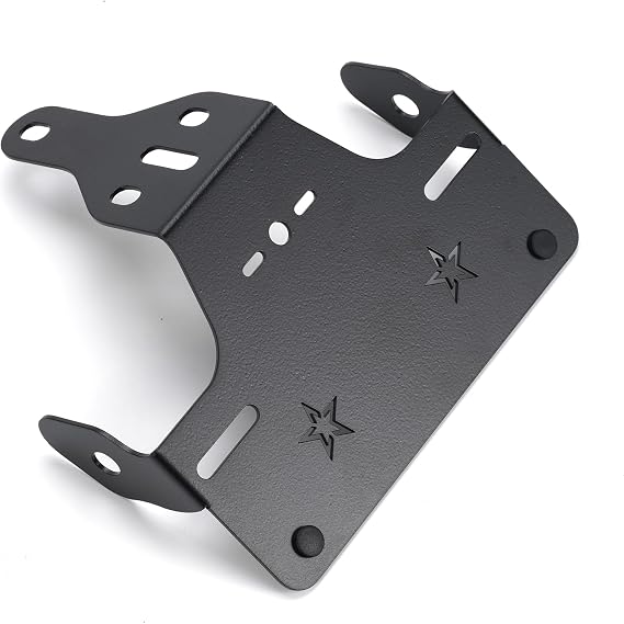 Motorcycle Tail Tidy Fender Eliminator License Plate Frames Holder for CFMOTO 450SR/450SS 2022-2026 450NK 2023-2026, Compatible with Stock Turn Signal