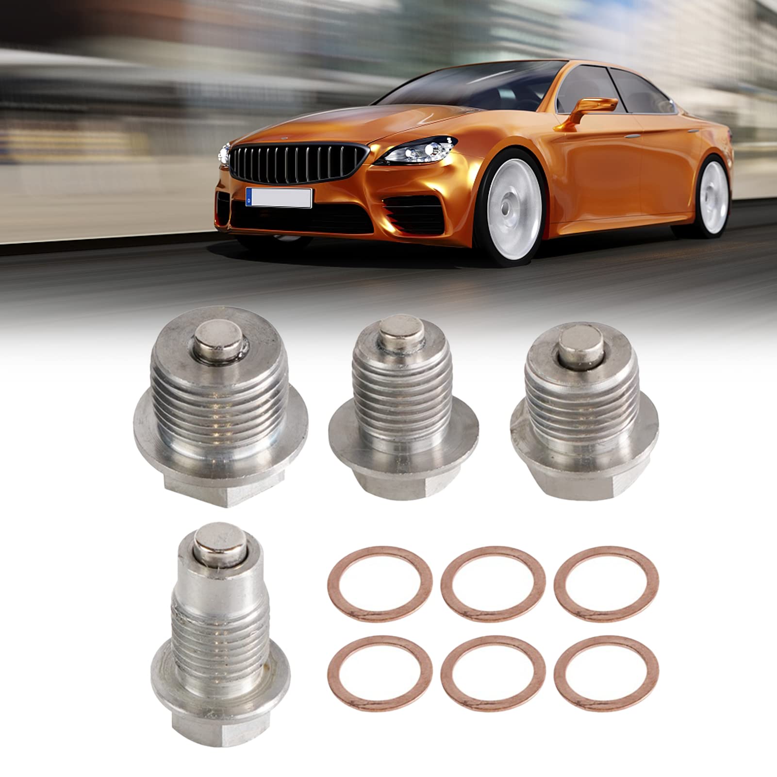 Magnetische Ölablassschraube M14x1,5 - Edelstahl Mit Kupferdichtung