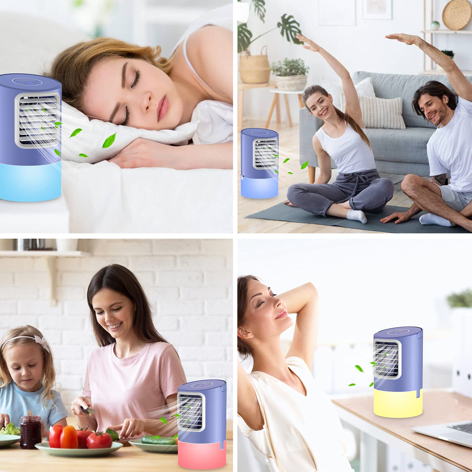 Buy Portable Air Conditioners Fan, Mini Evaporative Air Cooler