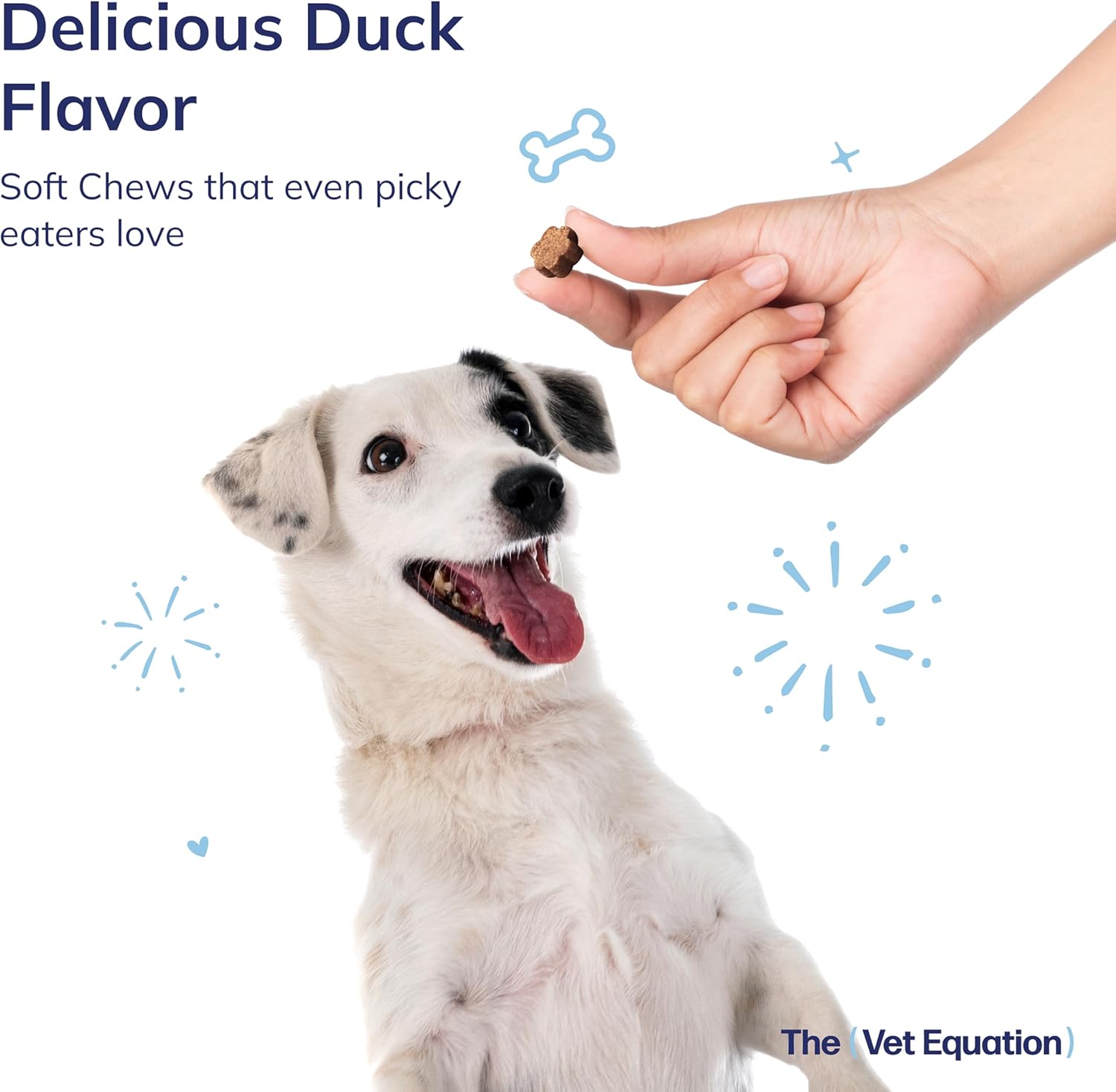 Prebiotic & Probiotic for Dogs – Digestive & Gut Health Chews – Natural Duck Flavor, 90 Count – with Bacillus Subtilis, Vitamin B12 & Folic Acid – Supports Immune & Digestive Health