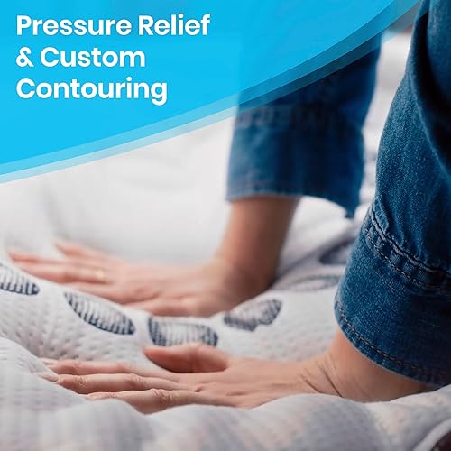 Miniatura 8 de Colchón híbrido de resortes ensanchados certificado CertiPUR-US de 10 pulgadas, colchón King en una caja