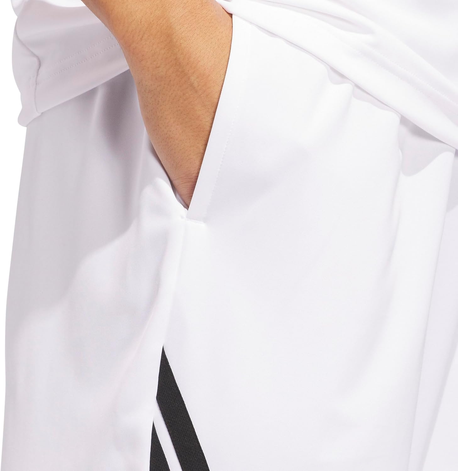 Adidas Mens Basketball Legends 3-Stripes Shorts - Image 3