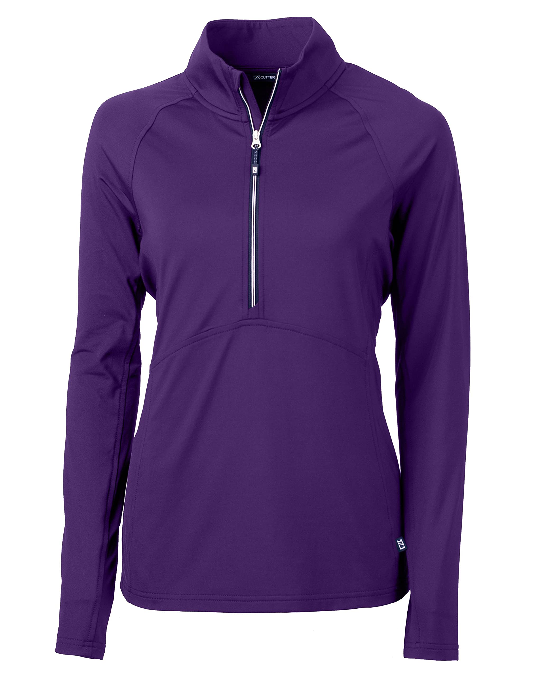 Cutter & Buck Long Sleeve Adapt Eco Knit Half Zip Pullover Camisa Mujer (Pack de 1)