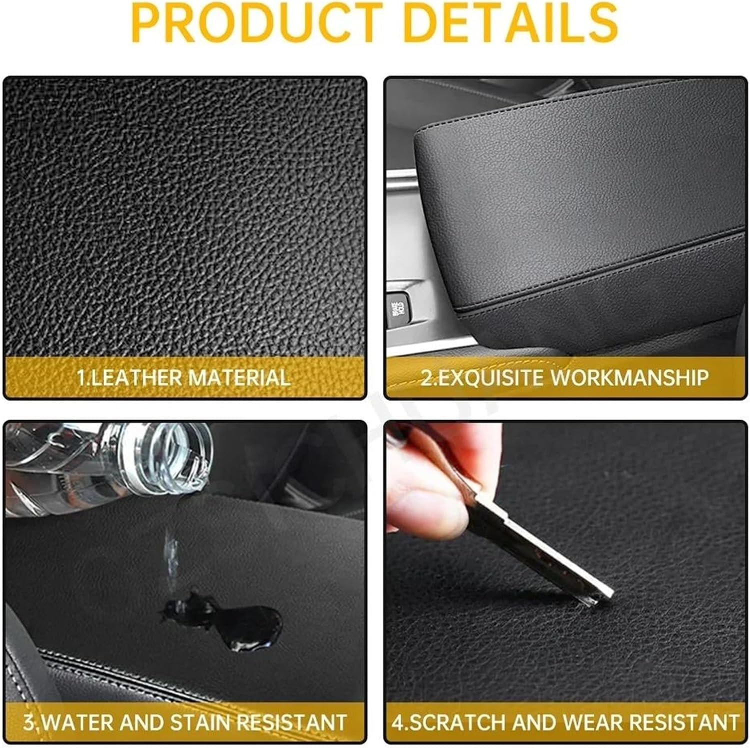 Armrest Box Protection Cover Compatible with Accord 10 X MKX MK10 10th Gen 2018-2021 2022