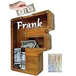 Sulevalt Personalized Piggy Bank for Boys & Girls - Large 9.1 Inch with DIY Laser Stickers, Savings Piggy Bank for Kids & Toddlers - Unique Gift (F)