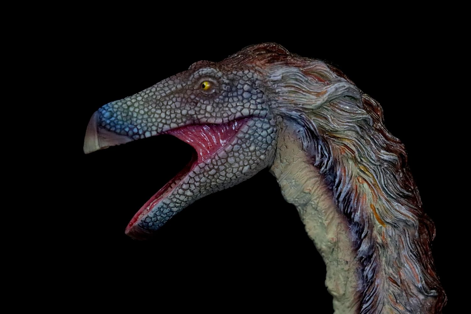 1:20 Scale Therizinosaurus Scene Statue Dinosaurs Collector Decoration Kit Gift for Adult (Painted)