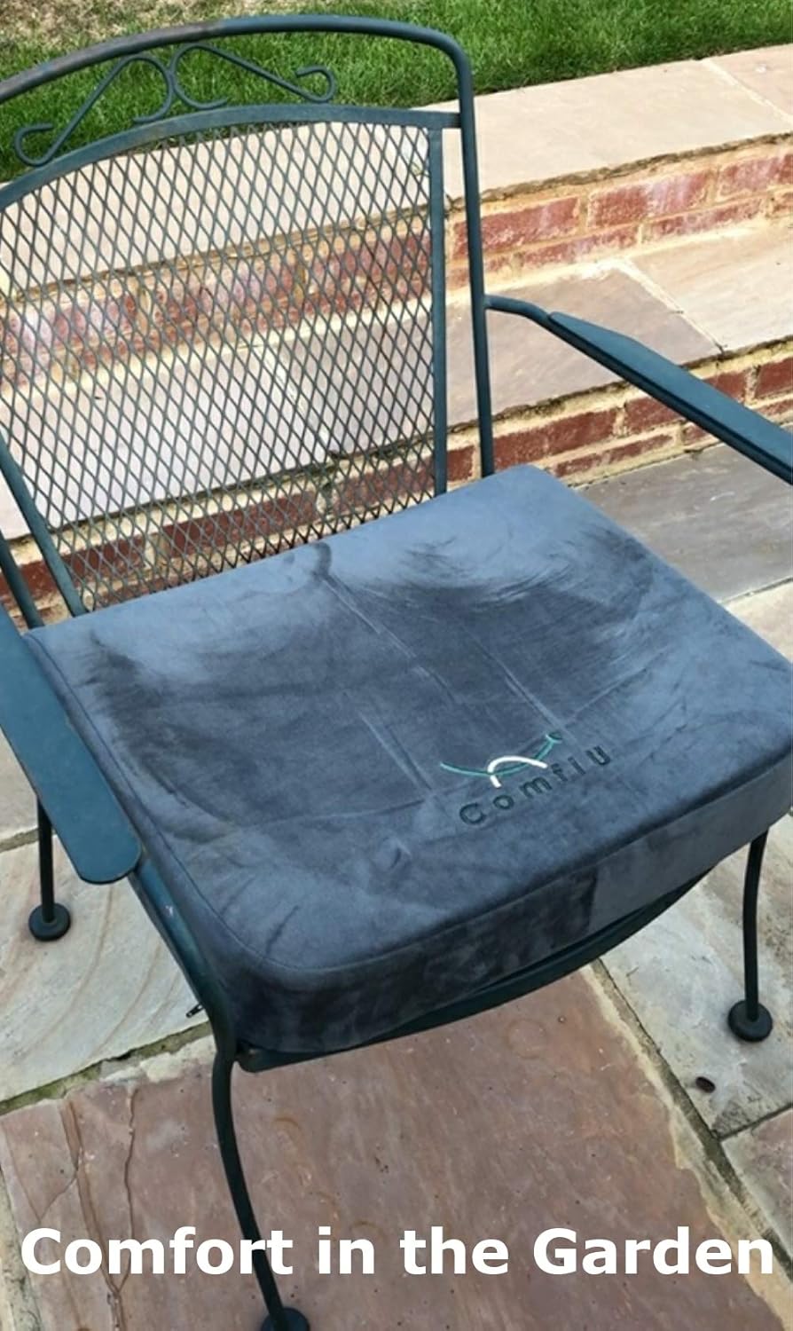 Exсluѕіvе Dіѕсоunt 70% Prісе ComfiU Extra Large Very Firm Seat Cushion for Comfort, Support in Wheelchair, Office Chair, Car & Truck for 200lbs+ Users; Cool Hi-Density Memory Foam Ideal for Overweight & Orthopedic Pain Relief