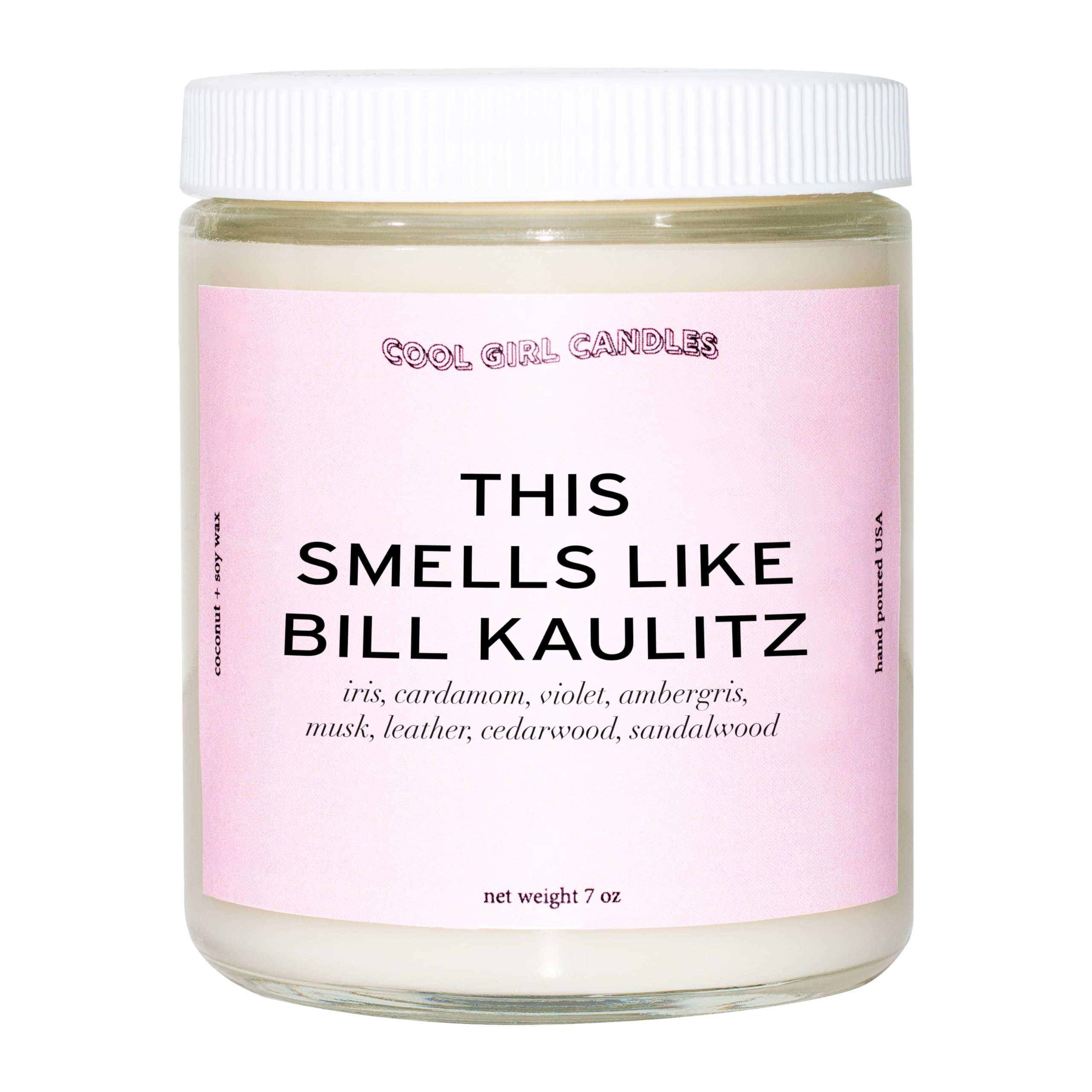 Cool Girl Candles | This Smells Like Bill Kaulitz Candle | l Bill Kaulitz Merch Prayer Candle Gift for Her Tokio Hotel Fan 40+ hours burn time Iris, Leather, Cedar, Sandalwood Scented
