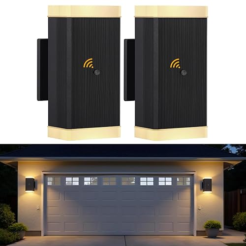 Dusk to Dawn Outdoor Lighting, ZUUKOLE Waterproof Exterior Wall Lantern,