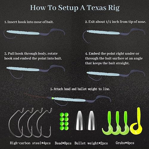 Miniatura 5 de ABEISA Kit de señuelos de pesca Caja de aparejos de pesca Swimbait Spinnerbaits Cucharas Minnow VIB Popper Señuelos suaves Texas Rig anzuelos de