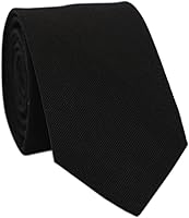 BELLUNO Men's 2.5 Inch Skinny Solid Neckties - Cotton Linen Blend for Weddings, Events & Parties