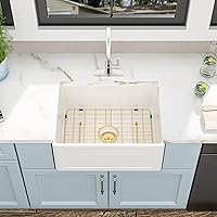 Vista 44 de 36 Farm Sink White - Fulorni 36"x20" Farmhouse Kitchen Sink Flat Apron Front White Ceramic Porcelain Fireclay Deep Single Bowl Farmer Kitchen Sink