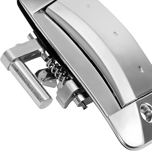 Miniatura 11 de Gledewen Manija de puerta exterior lado del conductor izquierda con orificio para llave para Nissan 350Z 2003-2009 Reemplaza# 80607-CD41E