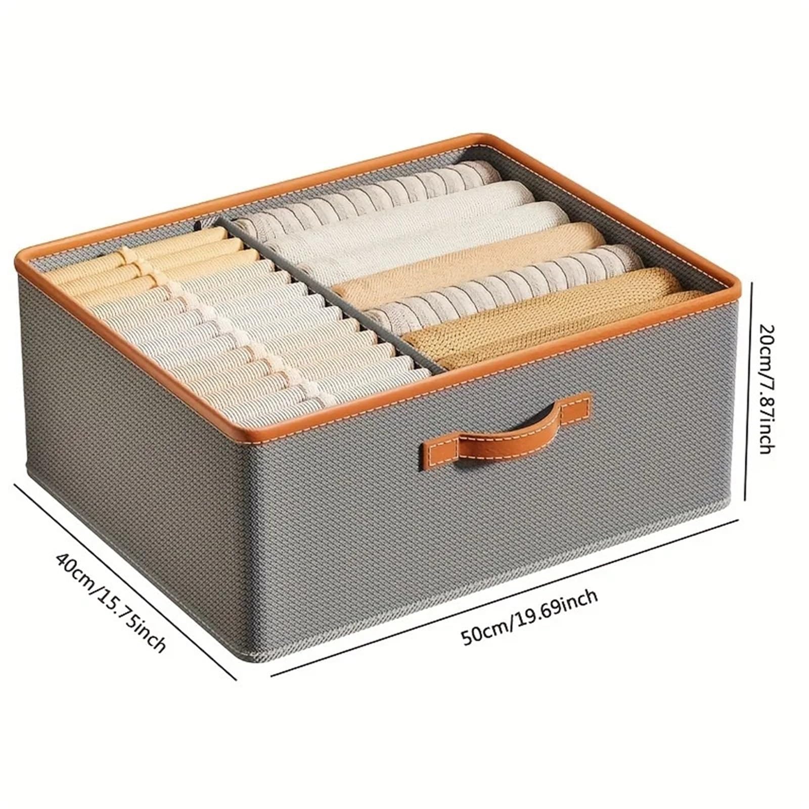 Organizador de cajones para Ropa Interior, Caja de Almacenamiento de Calcetines, Sujetadores, Armario para Ropa, Estuche Plegable, Gran Capacidad para clasificar Pantalones.