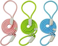 Vista 1 de Correas antideslizantes para perros, 3 piezas de correa antideslizante fuerte, correa deslizante de 5 pies para perro, correa ajustable