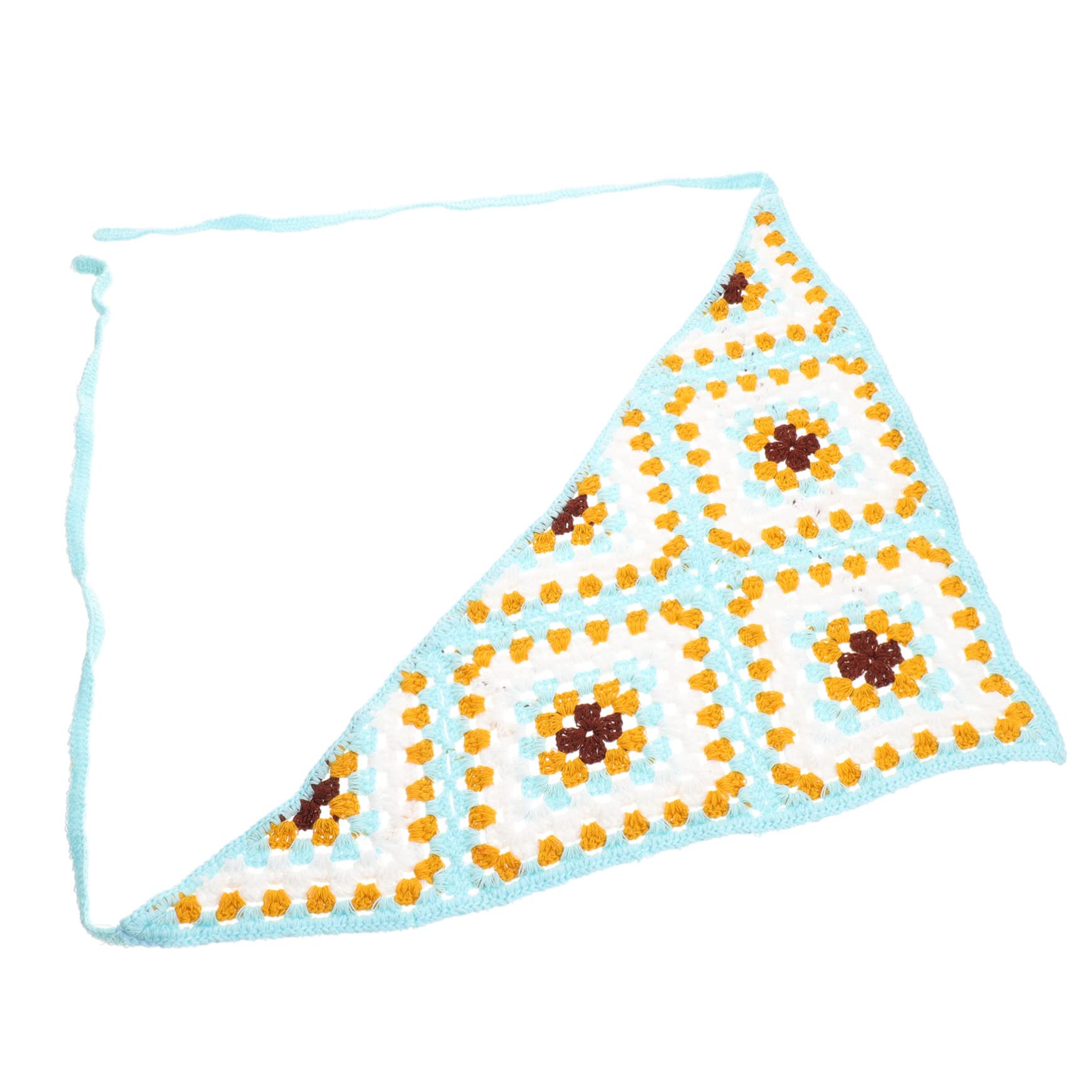 POPETPOP 5 Pezzi Bandana Per Donna Sciarpa Per All'uncinetto Elegante Accessorio Avvolgente