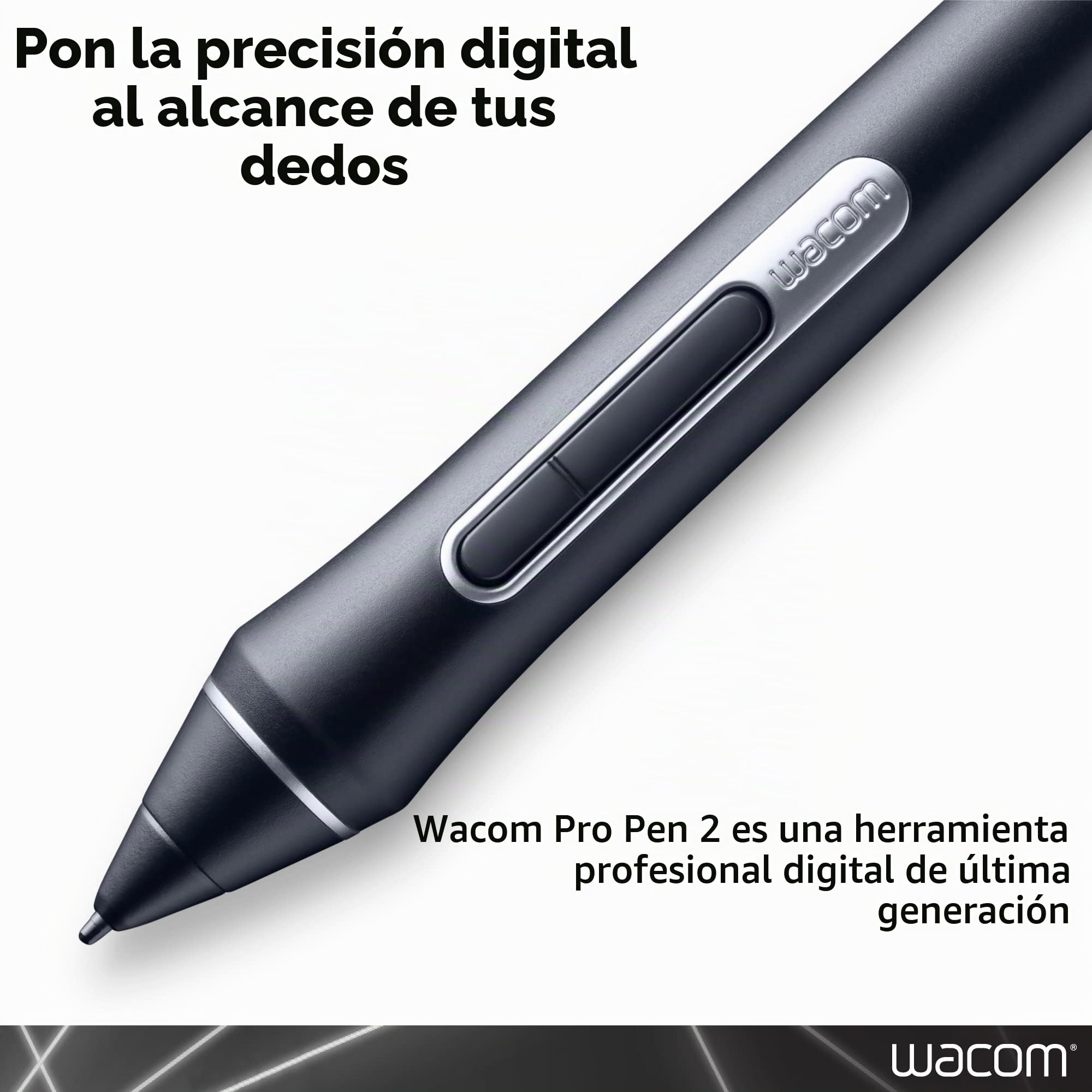 Amazon.com: Wacom KP504E Pro Pen 2 con estuche, negro | Built for