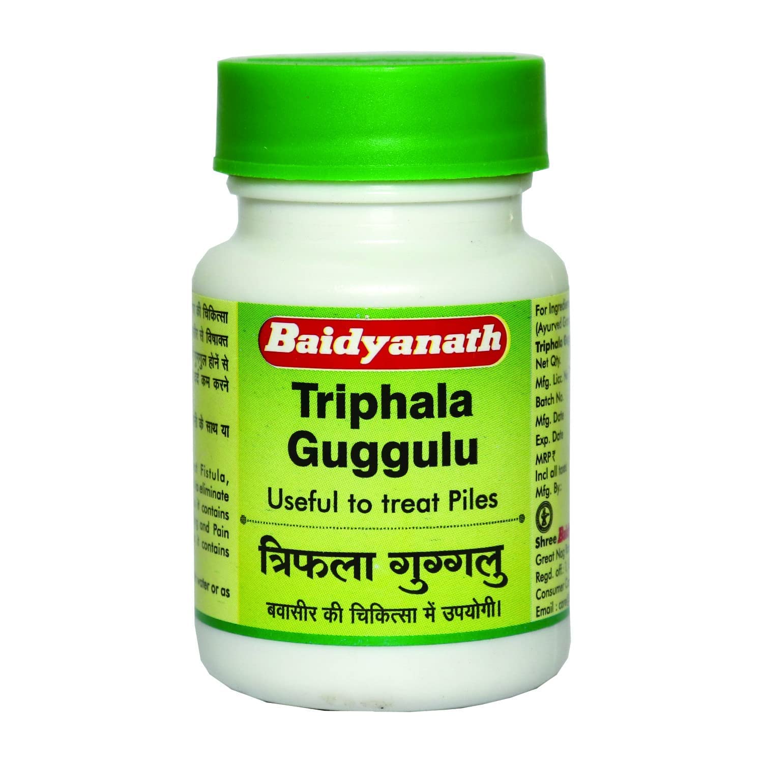 Baidyanath Asli Ayurved Triphala Guggulu Tablets 80 nos Jar (B08MKXVMHB) Amazon Price History, Amazon Price Tracker