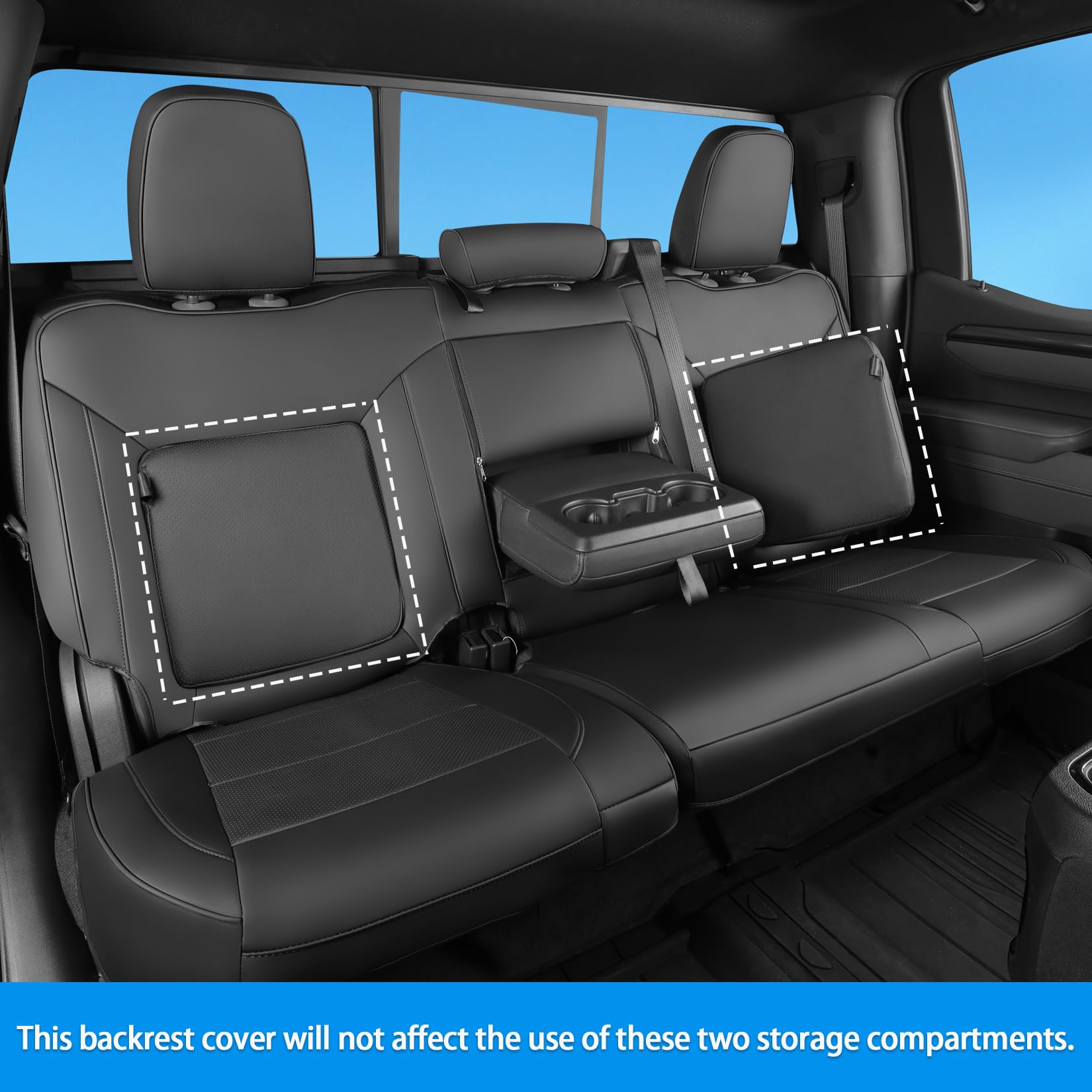 Crew Cab Rear Chevy Silverado Back Seat Cover Rough Country