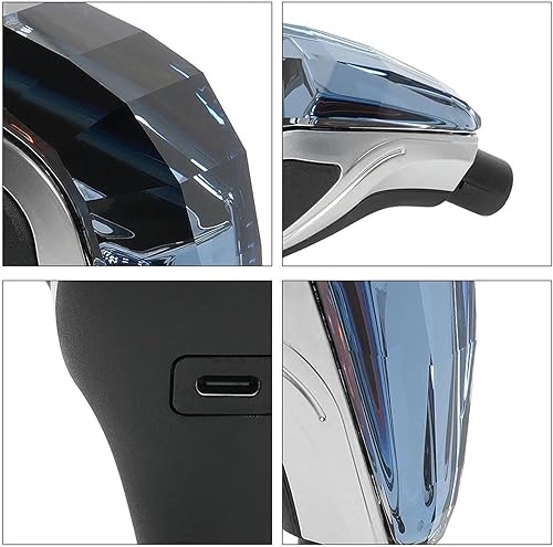 Miniatura 3 de Pomo de palanca de cambios universal con luz LED de cristal para Toyota