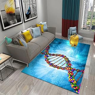 YOUSHIHUI Alfombra Grande de Microfibra para Suelo de Globos Coloridos, Alfombra Lavable para Juegos de bebés, Alfombra para niños
