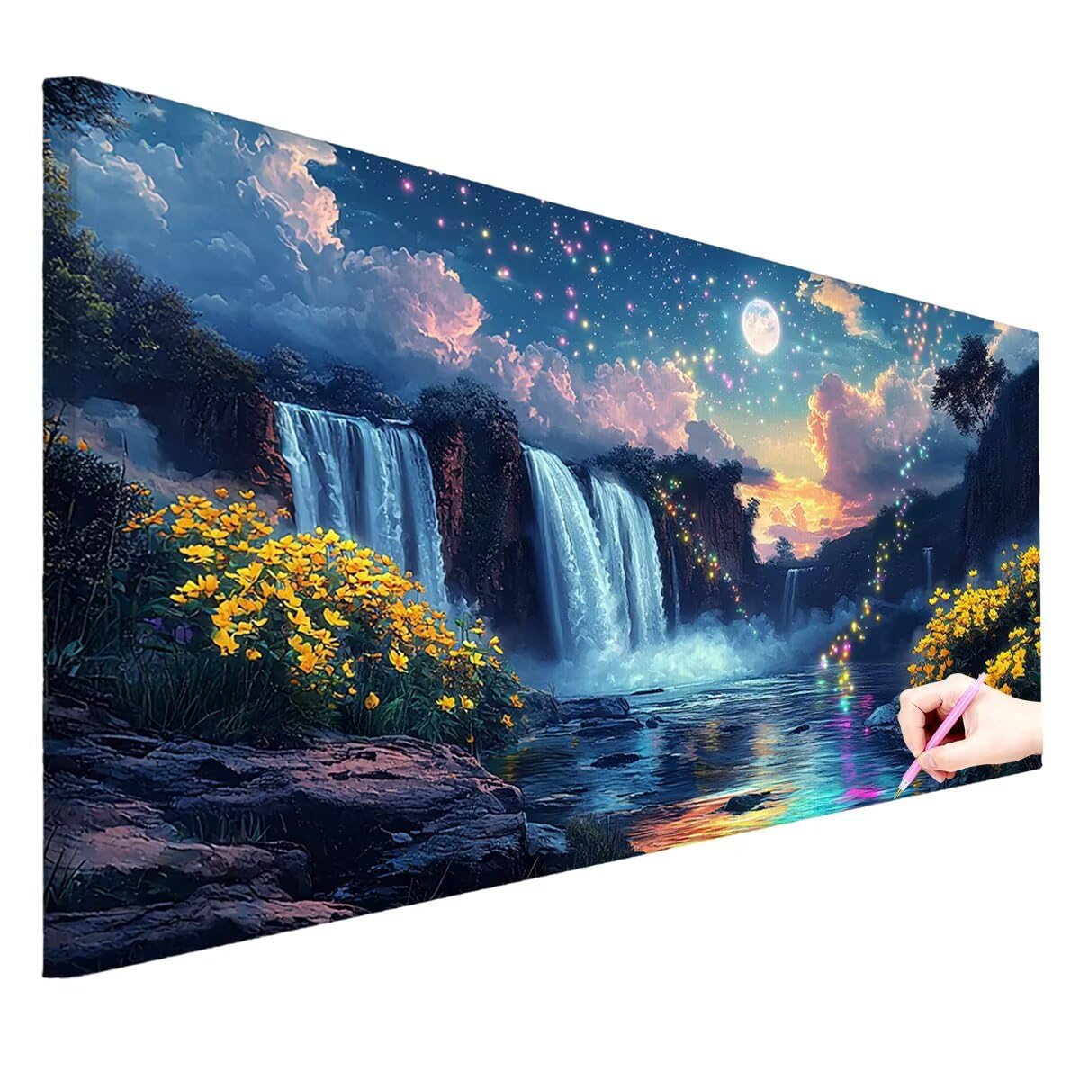 Diamond Painting Groß XXL 120x60cm, Diamond Painting Landschaft -0409