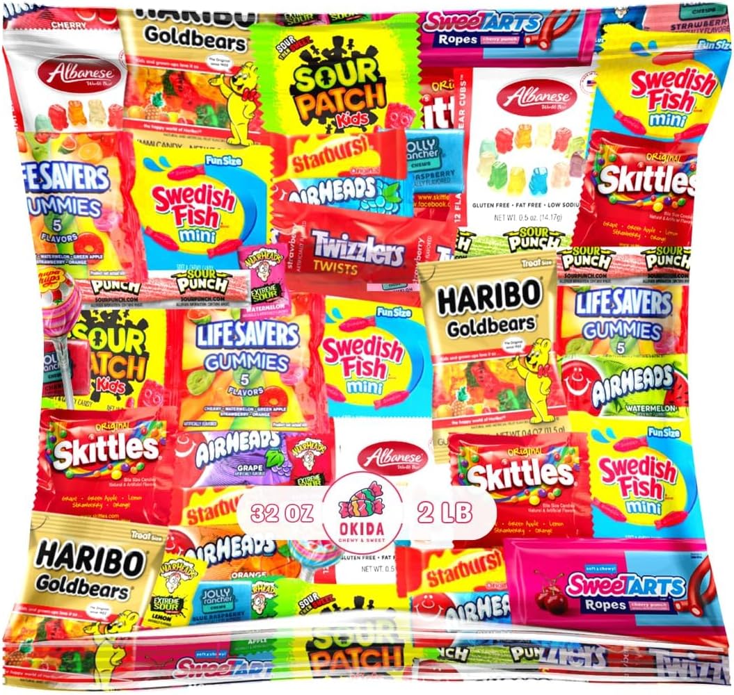 Assorted Candy Variety Pack Individually Wrapped Party