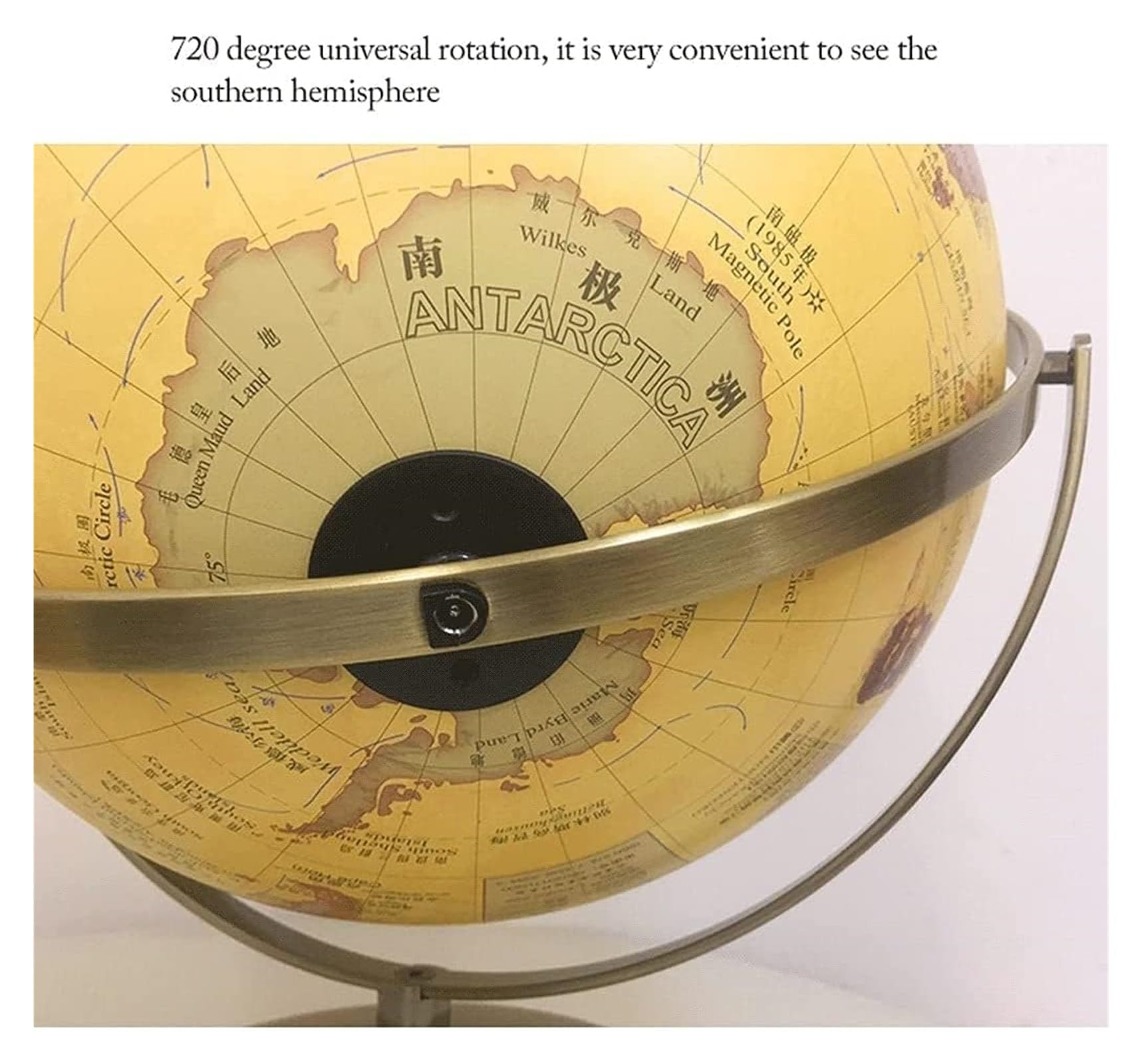 Amazon.co.jp: 地球儀 最新の世界地球儀 720 度回転地球発光