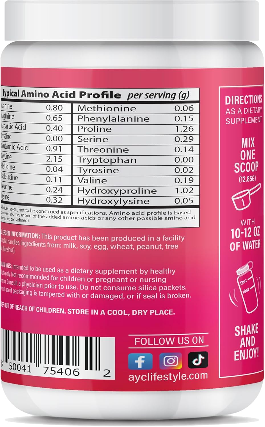 Peptide Energy Collagen Powder Hair, Nail, Skin, Type I & III,Caffeine for Energy, Vitamin C, Biotin, Hyaluronic Acid, Zero Sugar – 8.92 oz (Strawberry Margarita)