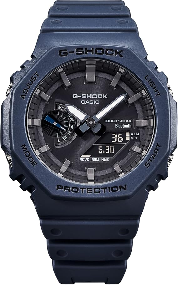 Casio GA-B2100-2ADR Wristwatch, Navy Blue, Standard