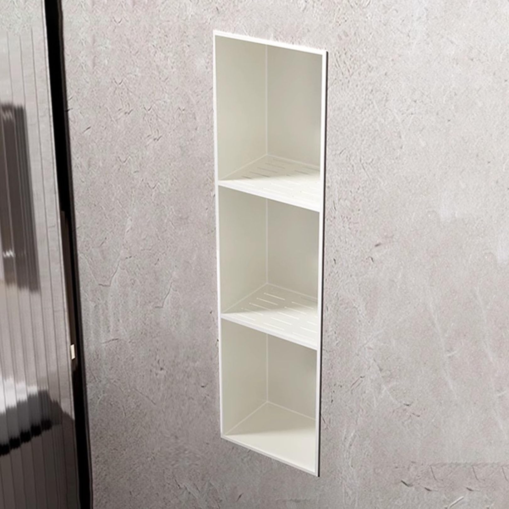 Étagère murale encastrée 3 niveaux en acier inoxydable 304 pour douche