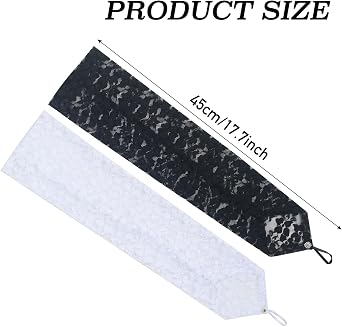 Fingerless Lace Gloves for Women, Elbow Length Long Gloves, Cosplay 20s Opera Tea Party Accessories