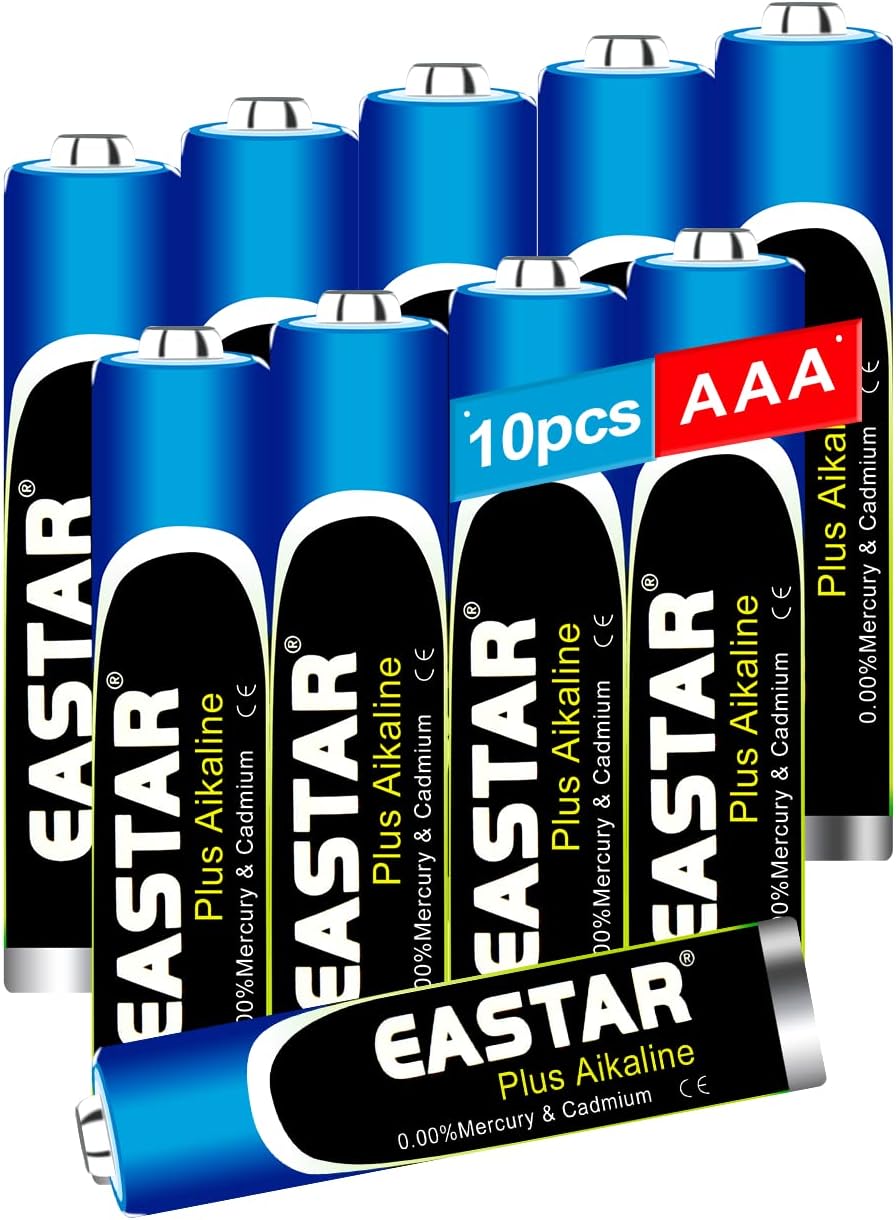 EASTAR BTS AAA Batteries with Power Boost Ingredients, 10