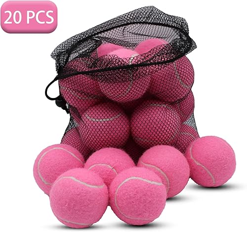 Miniatura 2 de Tennis Balls, 20 Pack Training Tennis Balls,High Elasticity Practice Tennis for Beginner, Exercise Playing Balls for Pet Dog