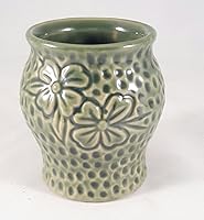 Vista 4 de Lucky Bamboo - Florero de flores gemelas de 3 '' diseño único - de Jmbamboo