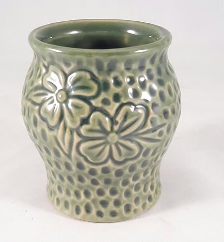 Miniatura 4 de Lucky Bamboo - Florero de flores gemelas de 3 '' diseño único - de Jmbamboo