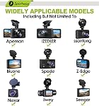 Sportway S504 Suction Cup Dash Cam Mount Holder (5th Gen) with 4pcs 360 Rotating Joints for Apeman Ssontong Biuone iZEEKER HaHoco and most other car Dash Cameras