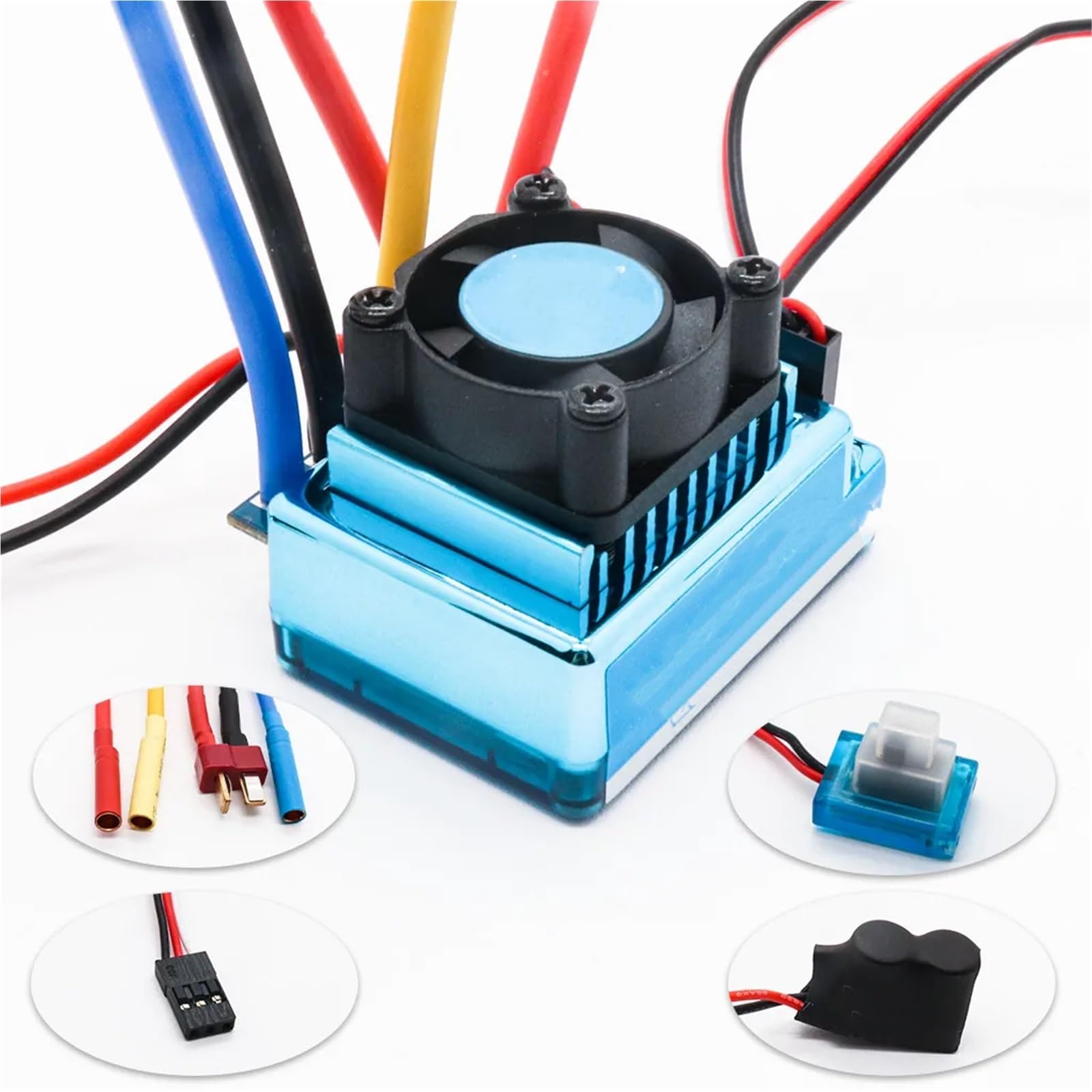RC Componenti ESC Per 1/10 Impermeabile Brushless ESC 120A Regolatore Di Velocità RC Crawler Parti Automobili Accessori Modificati Ricambio Off Road Veicoli