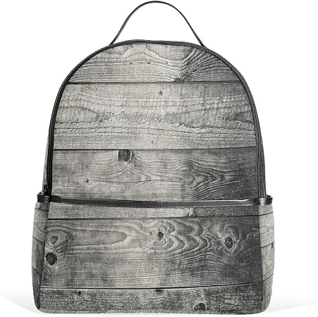 Grunge Asse di legno rustico in legno di quercia, parete ruvida, zaino per  la scuola, zaino in tela, grande capacità, stile casual, da viaggio, per  bambini, ragazzi, studenti : Amazon.it: Valigeria
