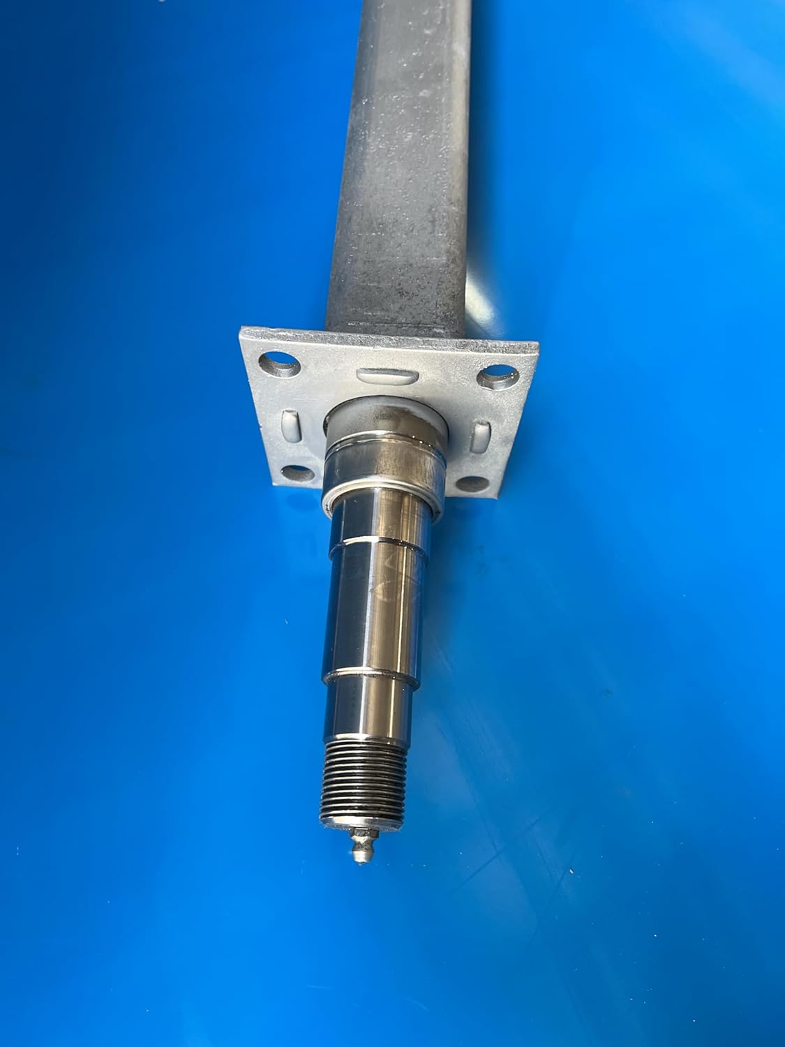 Galvanized Boat Trailer Axle 87.5" Hub Face 3,500lbs W/Brake Flange Square Tube with Hardware