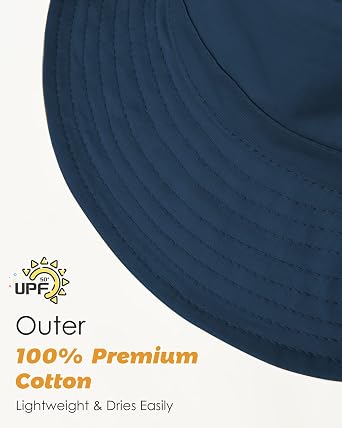 Baby Sun Hat for Boy Girl Toddler Summer Bucket Hat Kids Sun Protection Beach Hat Cotton Baby Hats