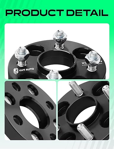 Miniatura 8 de YHTAUTO Espaciadores de rueda centrados en buje de 0.157 x 3.937 in de 0.79 pulgadas compatibles con modelos Honda, Acura, Kia, Mini y Mitsubishi,